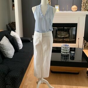 JCREW White Eyelet Pants